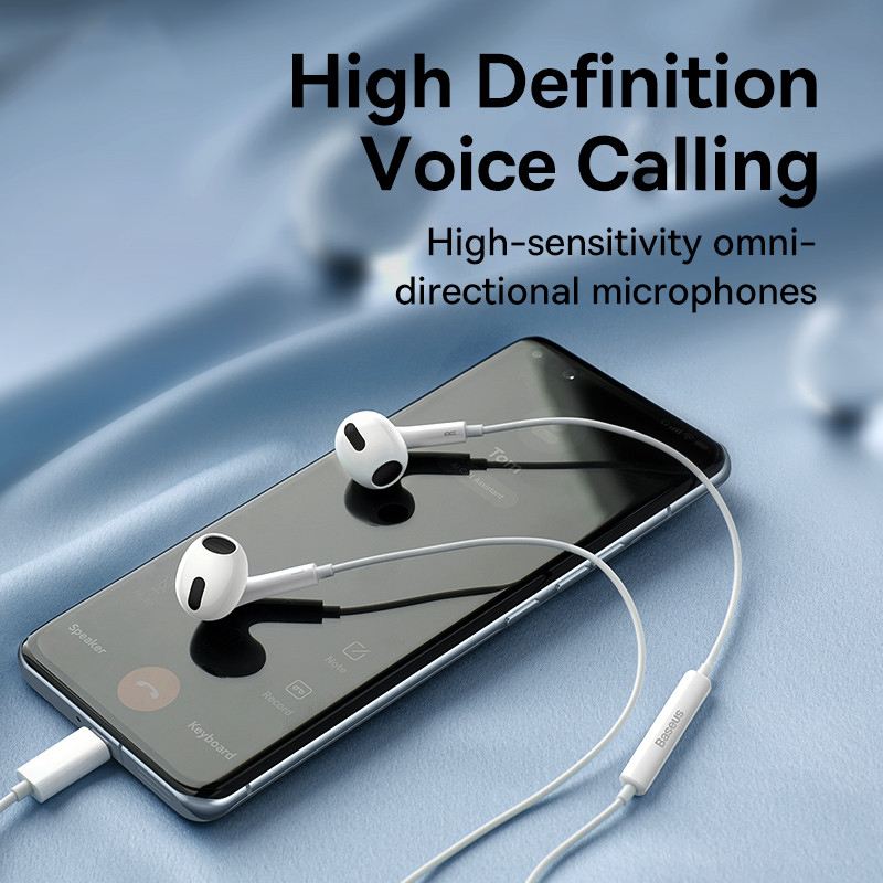 Baseus C17 Wired Earphone Type - đánh giá và giá Type C Wired Earphones With Mic