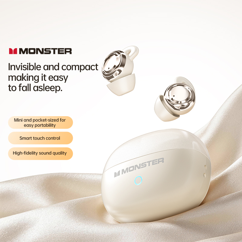 Monster A08 ANC Bluetooth 6.0  - đánh giá và giá Sleep Mask Headphones Bluetooth