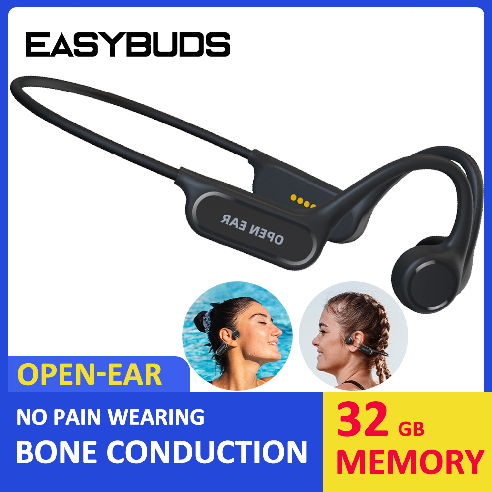 EASYBUDS Open Ear Earphone Bon - đánh giá và giá Open Ear Air Conduction Headphones