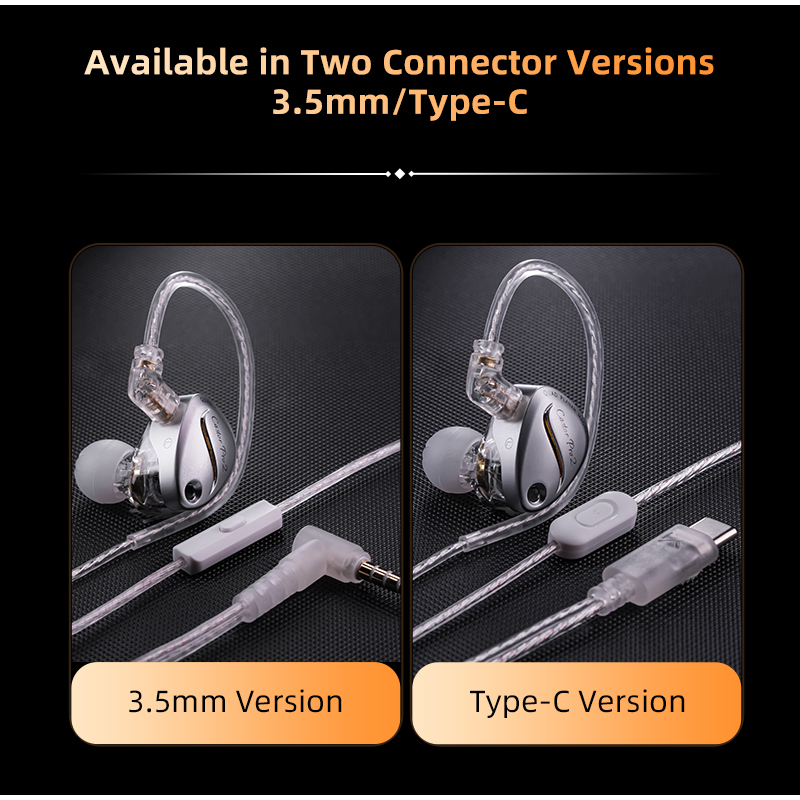 KZ Castor Pro 2 HiFi IEM Earph - đánh giá và giá Type C Wired Earphones With Mic