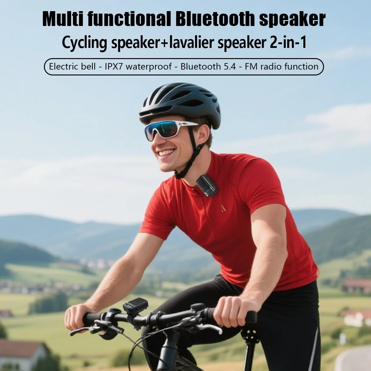 Mini Bike Wireless Speaker Blu - đánh giá và giá Portable Bluetooth Speaker Waterproof Ipx7