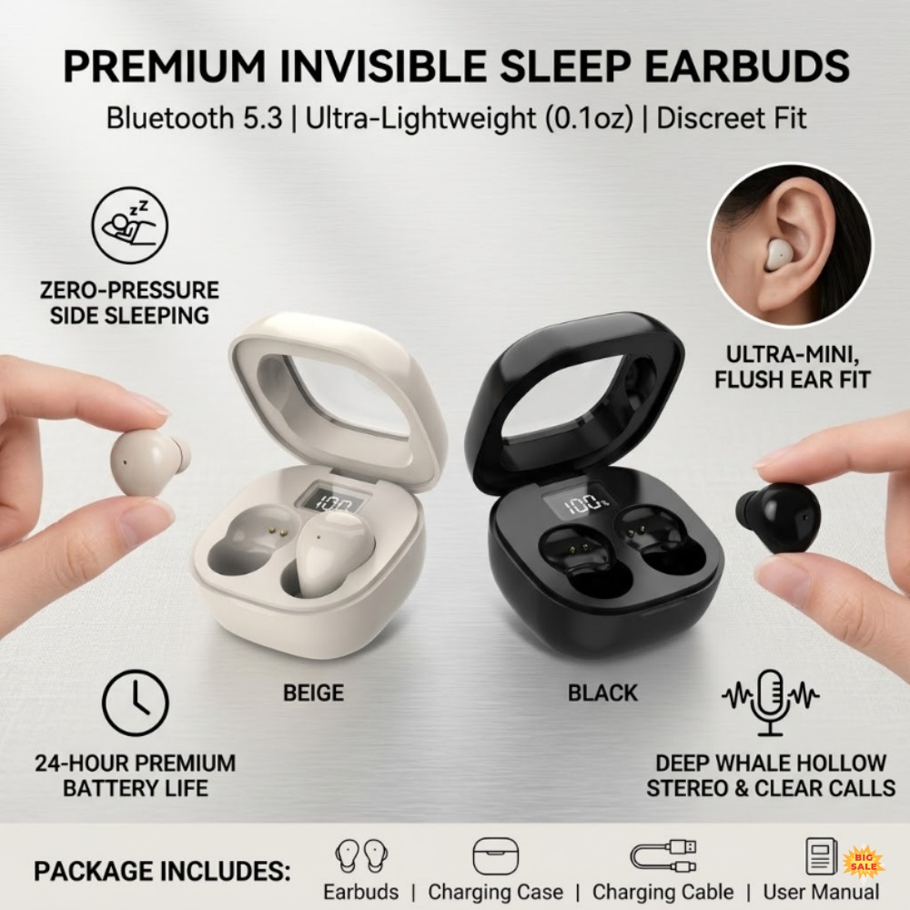 Ultra-Small TWS Wireless Earph - đánh giá và giá Sleep Mask Headphones Bluetooth