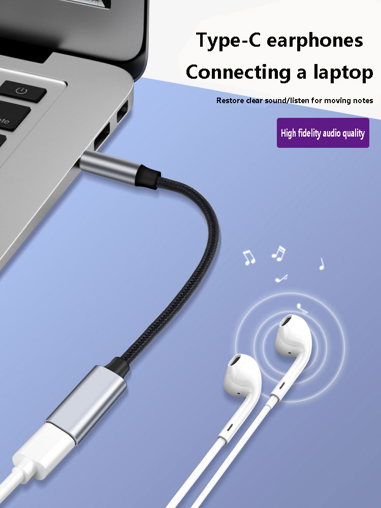 3.5mm Male to Type-C Aux Audio - đánh giá và giá Type C Wired Earphones With Mic