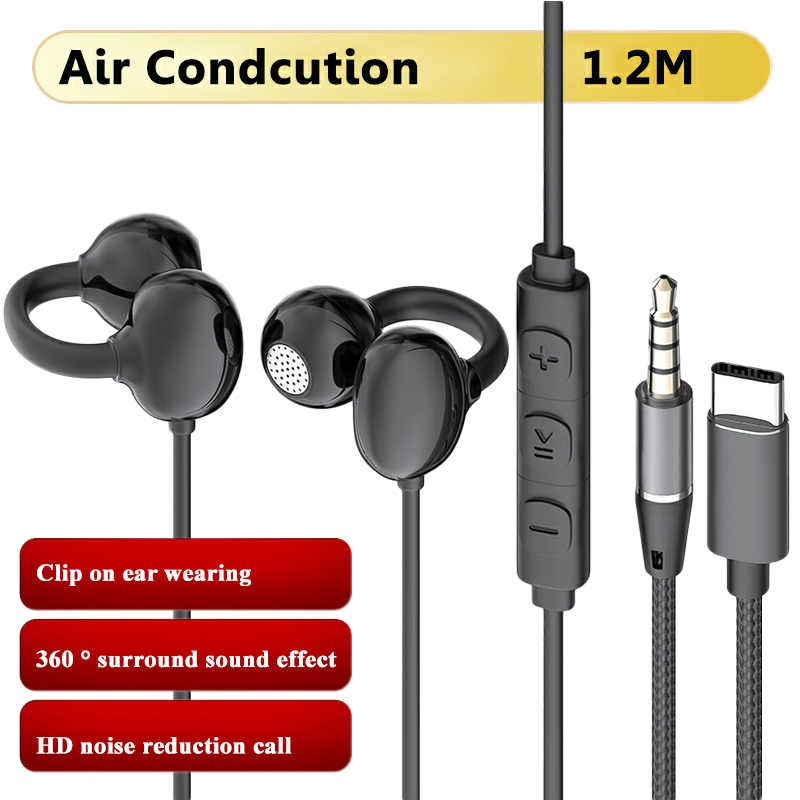 Wired Open Ear Headphones 3.5m - đánh giá và giá Open Ear Air Conduction Headphones