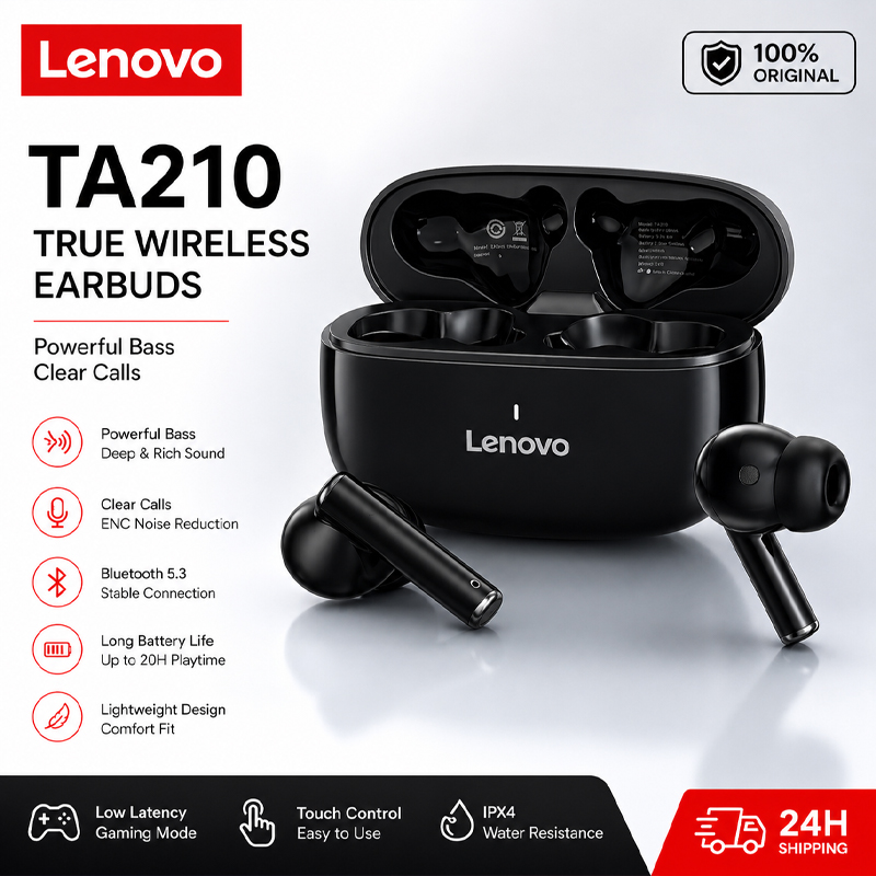 Lenovo TA210 Bluetooth Wireles - đánh giá và giá Anc Wireless Over Ear Headphones