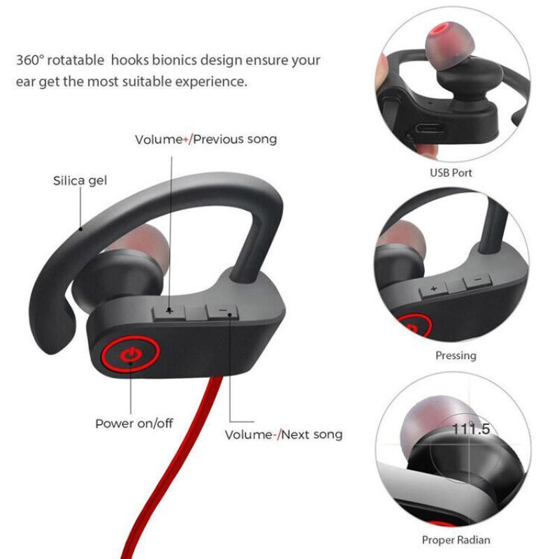 New Wireless Earphone Bluetoot - đánh giá và giá Magnetic Neckband Sports Earphones