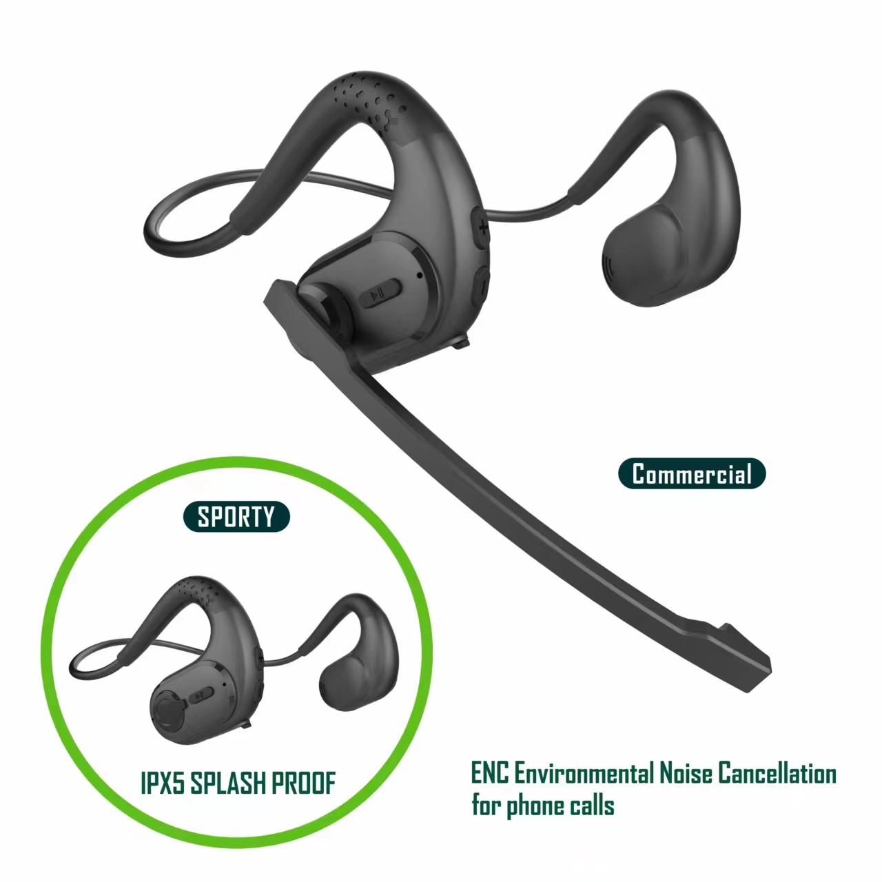 Open Ear Air Conduction Headph - đánh giá và giá Open Ear Air Conduction Headphones