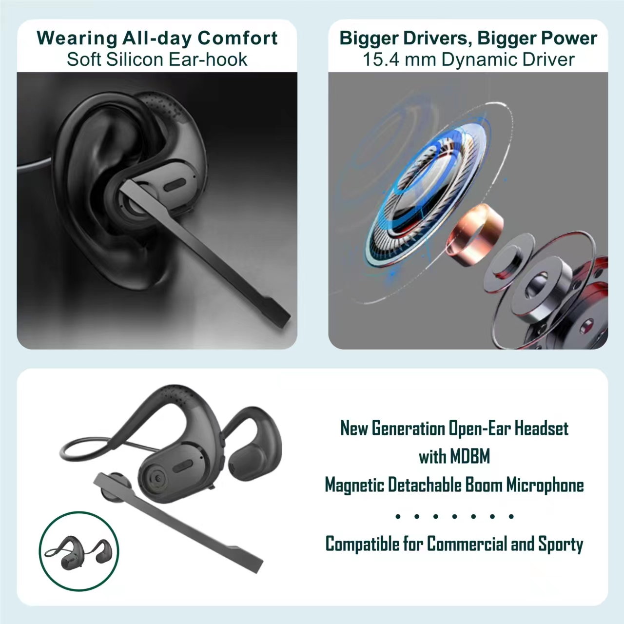 Open Ear Air Conduction Headph - đánh giá và giá Open Ear Air Conduction Headphones